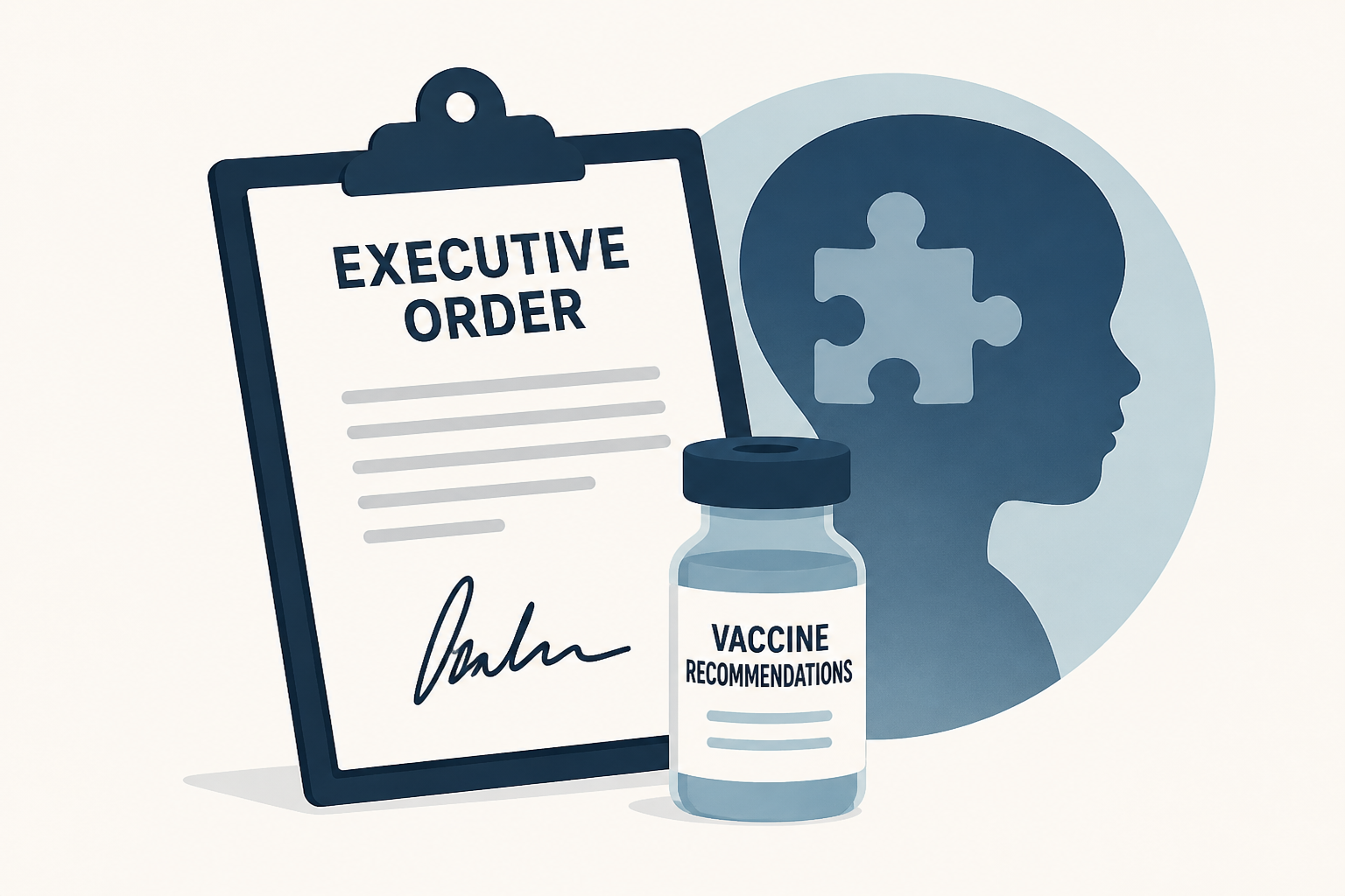 Trump signs order on childhood vaccine recommendations, citing autism