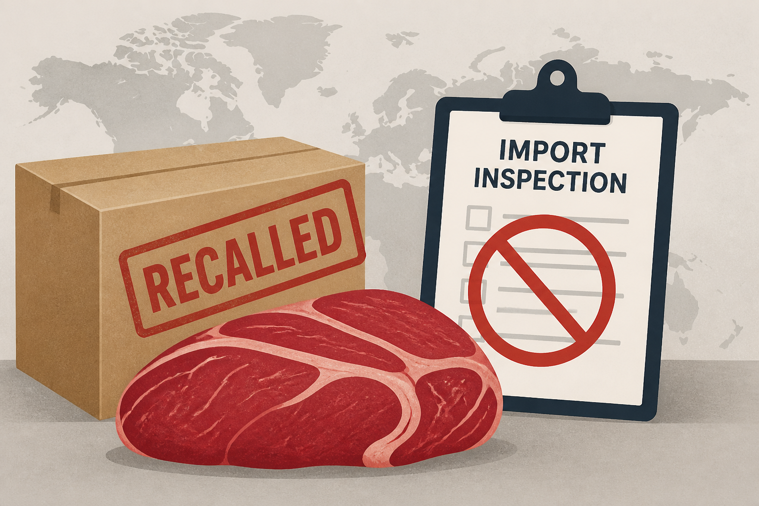 Nearly 30,000 pounds of raw beef recalled over missed import inspection