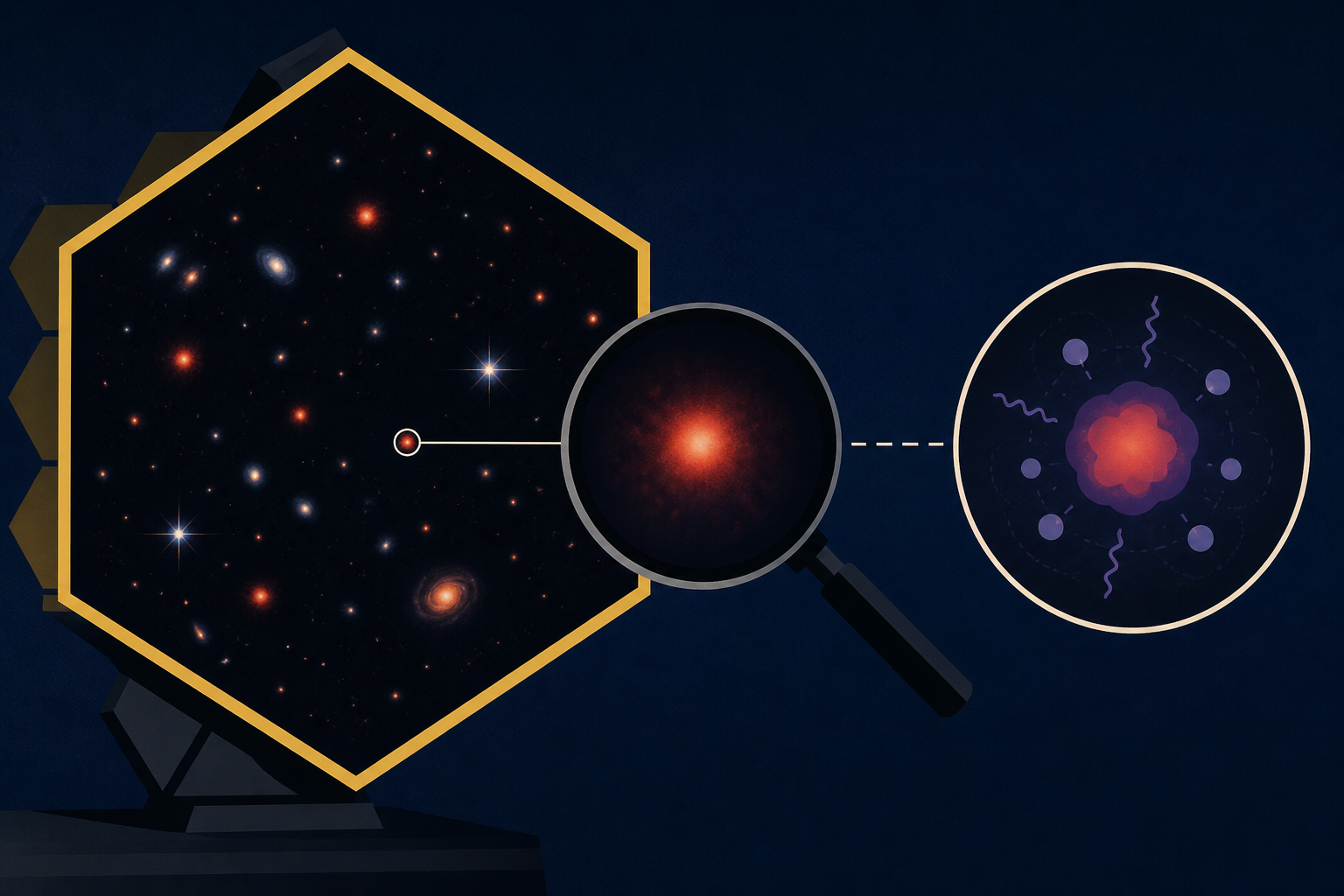New James Webb telescope image may reveal the true identity of 'little red dots' - Space photo of the week