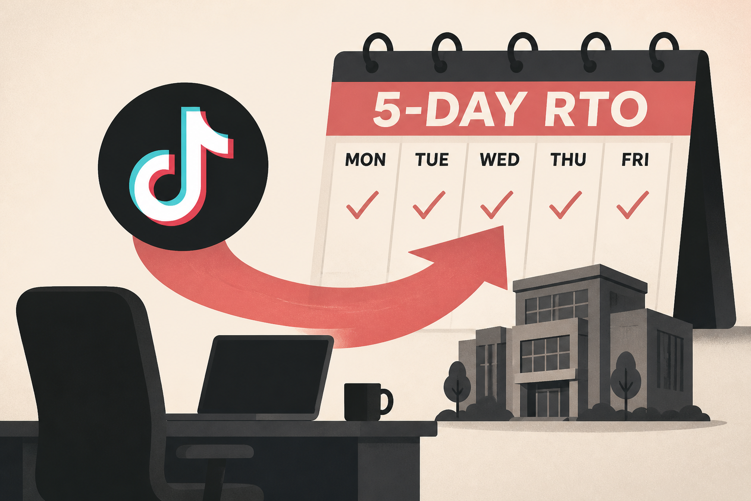 TikTok's US Staff Are Bracing for 5-Day RTO