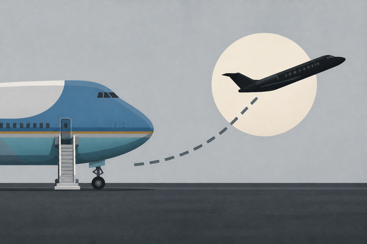Trump didn't leave Turkey on Air Force One. He flew in a secret plane instead
