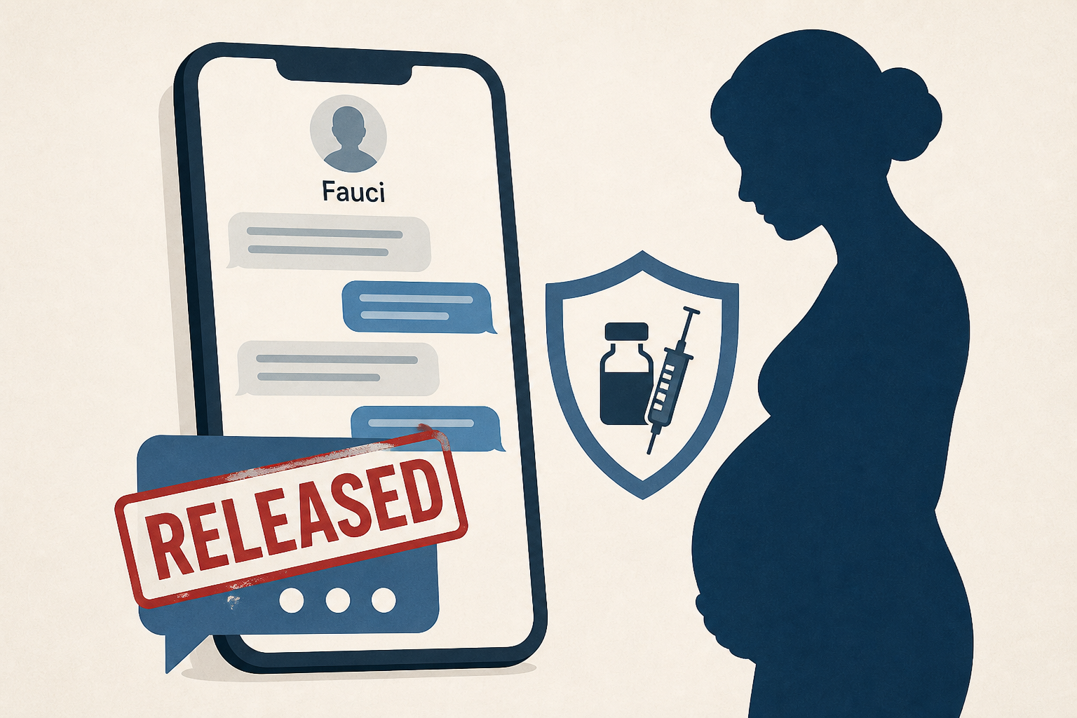 Republican senators release Fauci’s text messages discussing safety of Covid vaccine and pregnancy