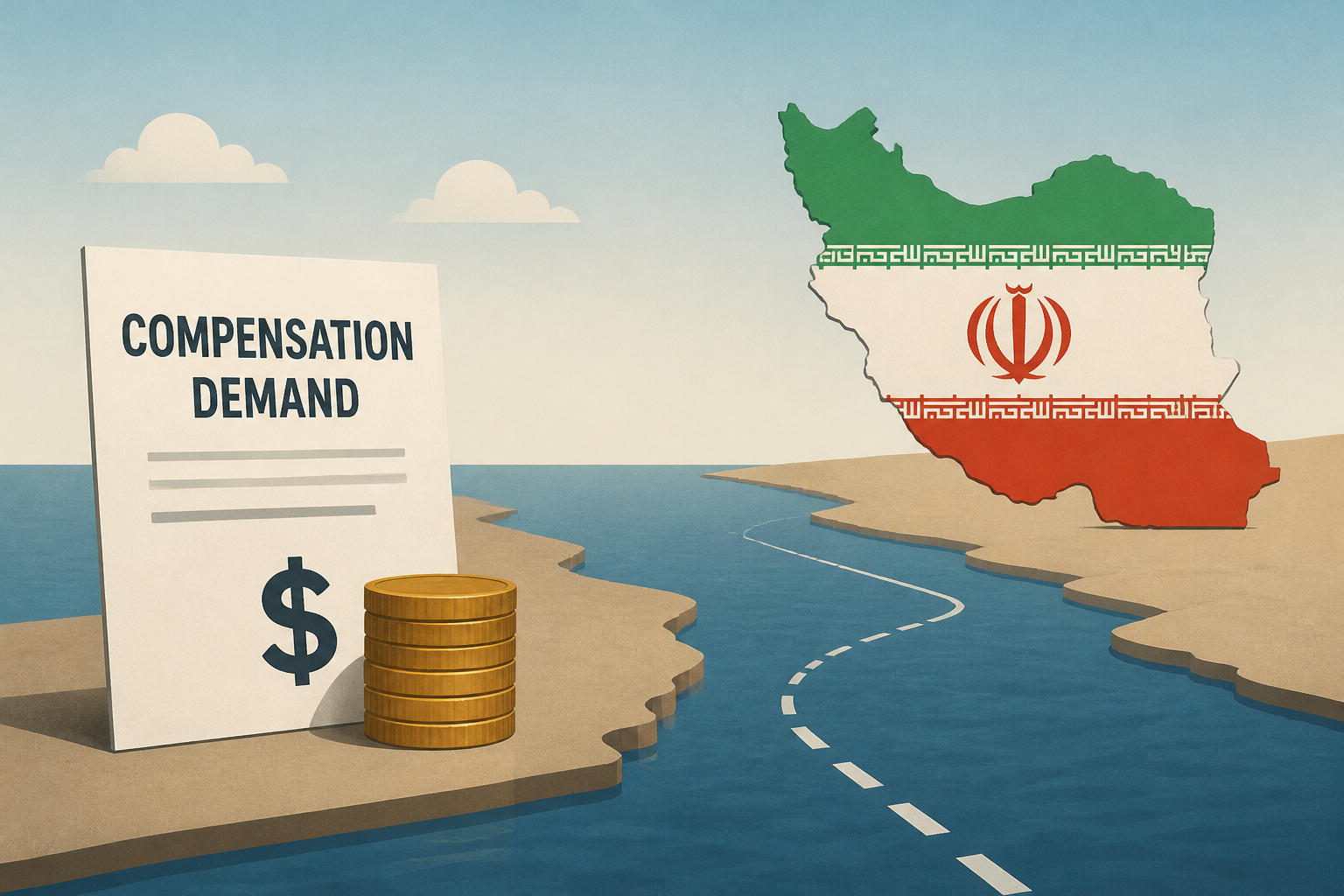 Trump demands compensation from Iran as talks on Strait of Hormuz continue
