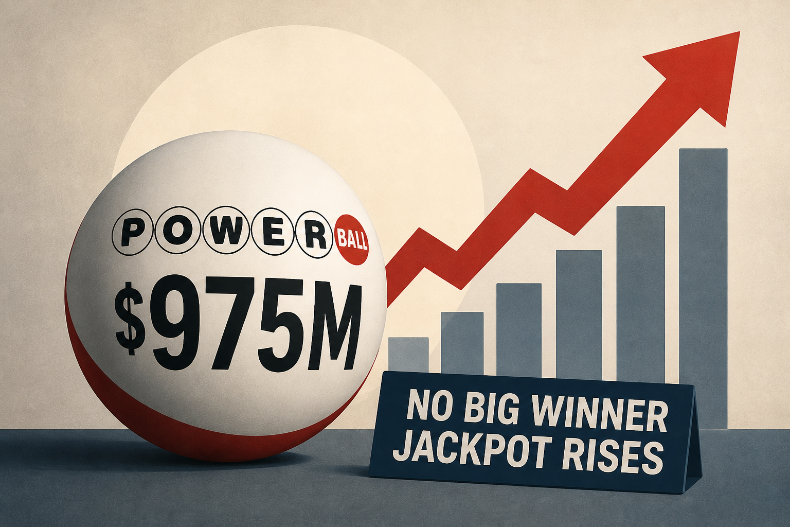 Powerball jackpot rises to $975M after Monday night's drawing ends without a big winner