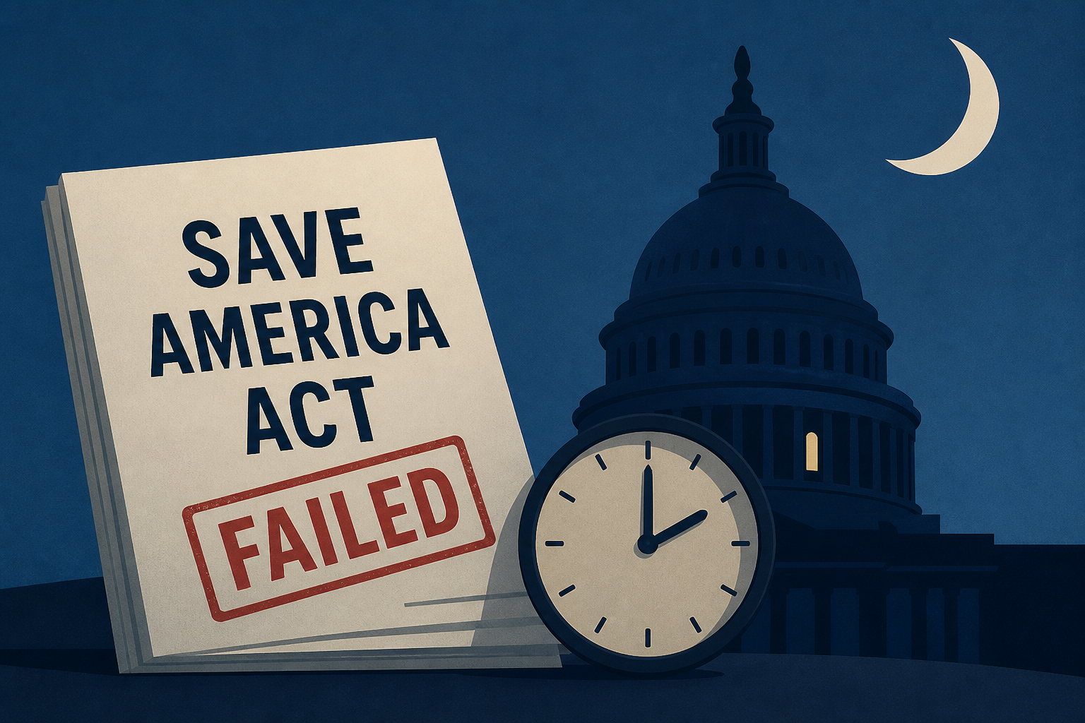 Inside the Senate all-nighter that doomed Trump's SAVE America Act before recess