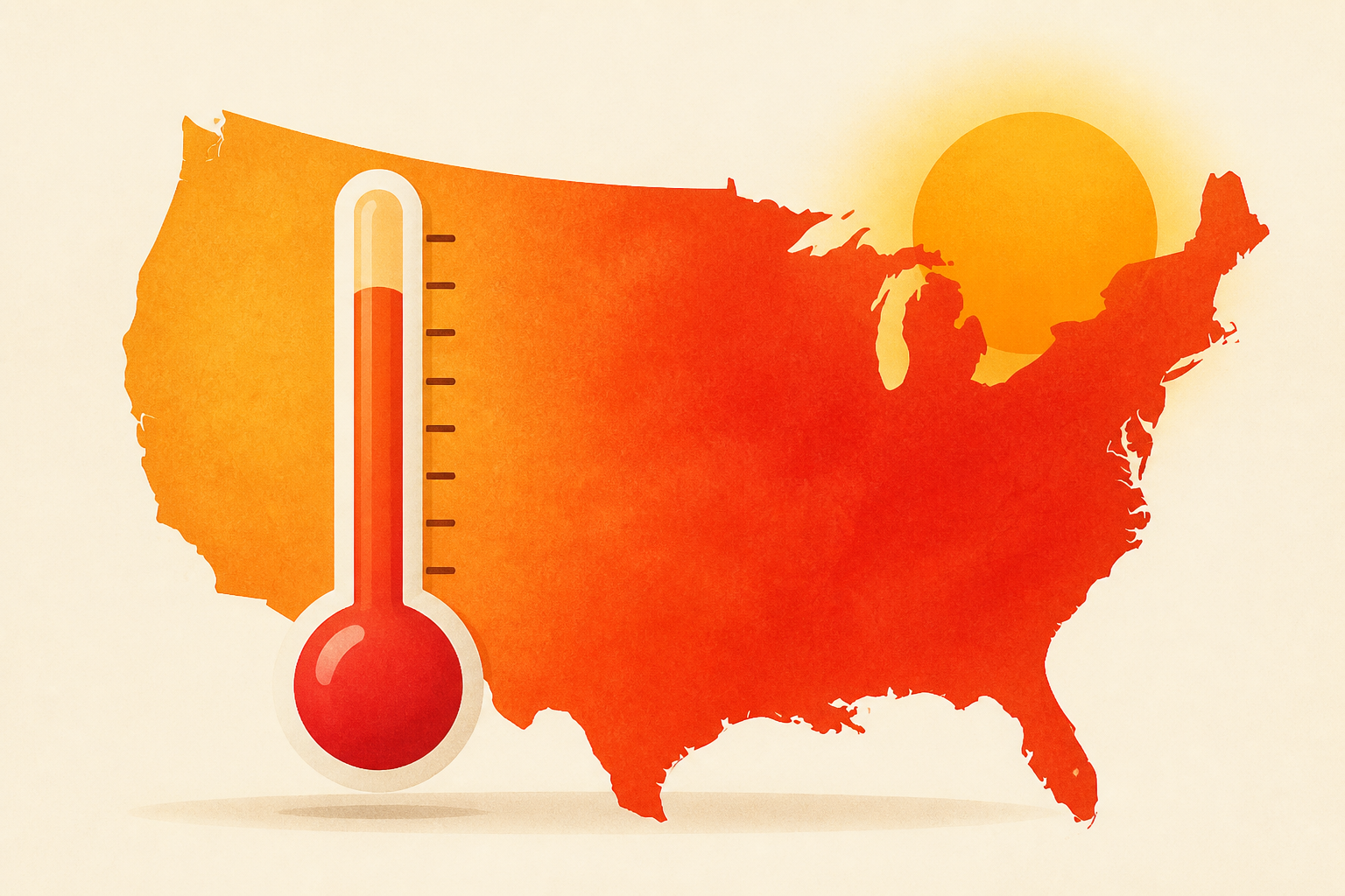 July heat produced warmest month on record in US