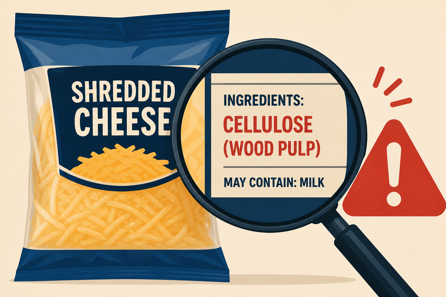 Never Buy Shredded Cheese Without Looking for This on the Label, Experts Warn
