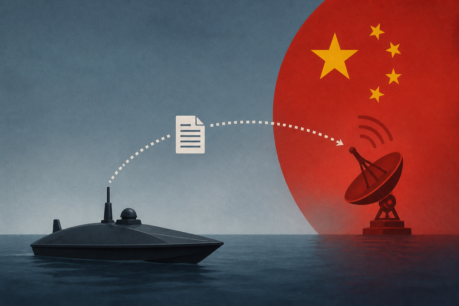 UK Special Forces Sea Drone Transmitted Data to China