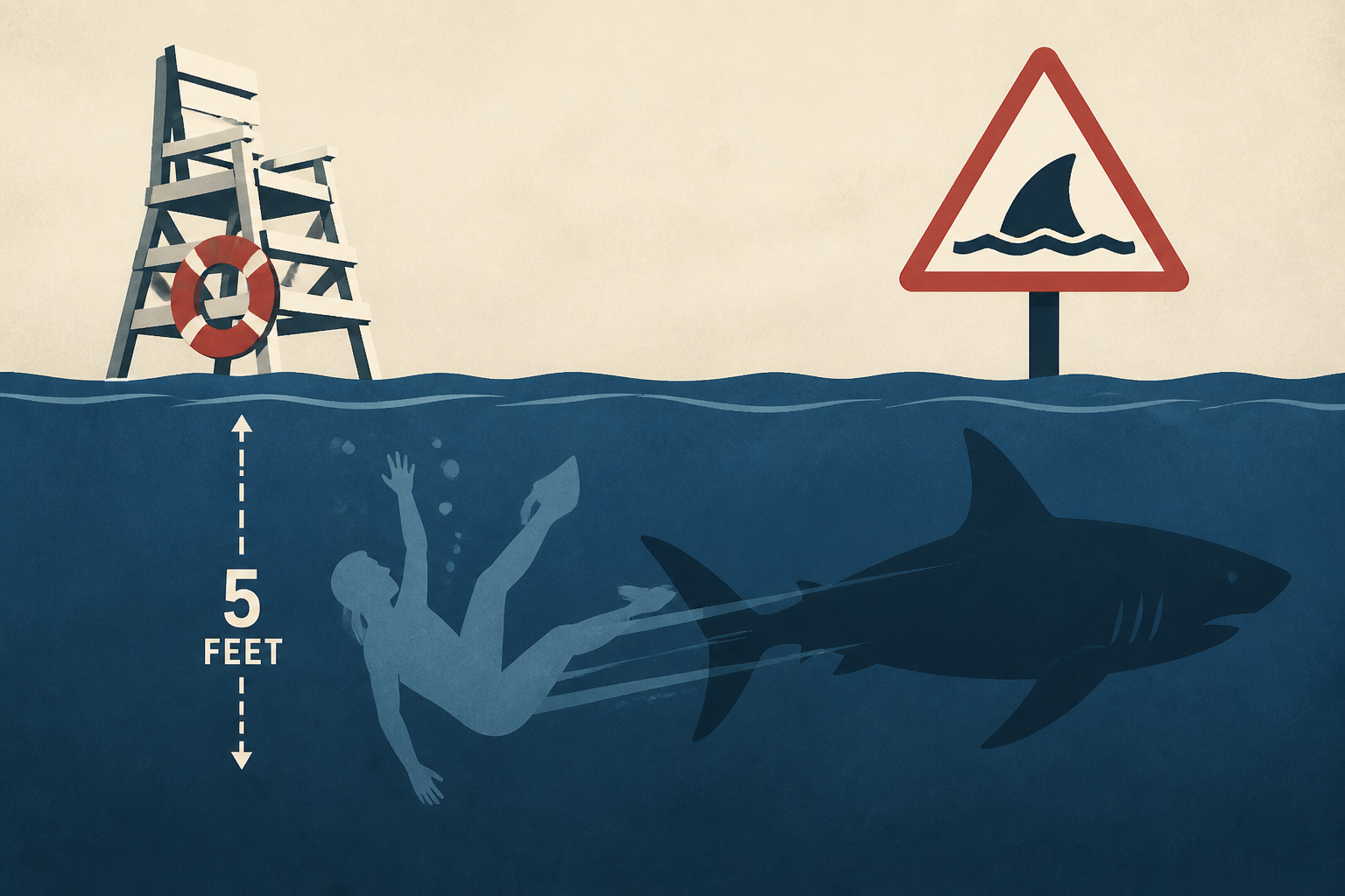 Maine lifeguard says shark dragged him 5 feet underwater as officials warn of increased sightings