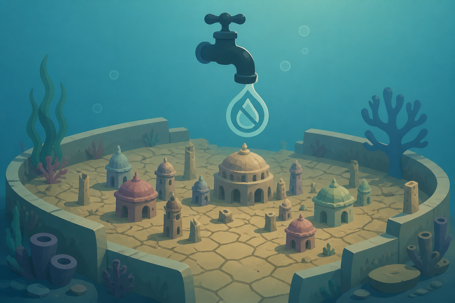 Someone Drained All Water From Pokopia's Undersea Town