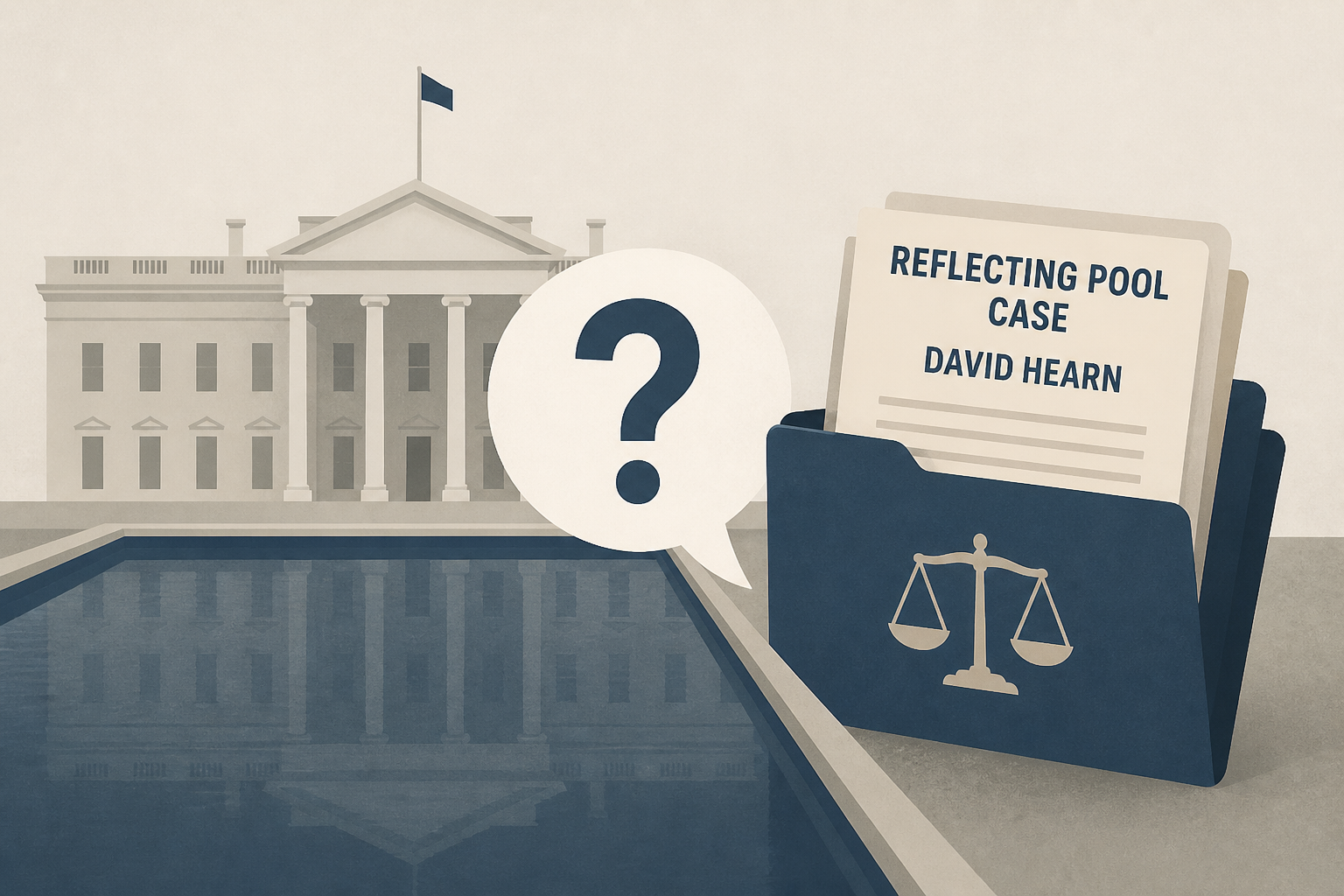 White House asked DOJ about new Reflecting Pool case against David Hearn