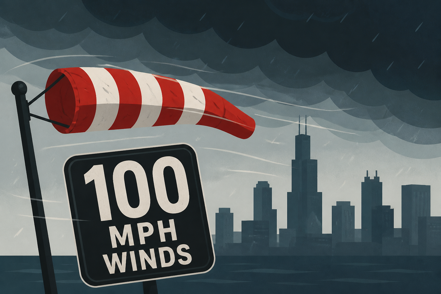 ‘Destructive’ storms pummeled Chicago area, brought 100 mph winds