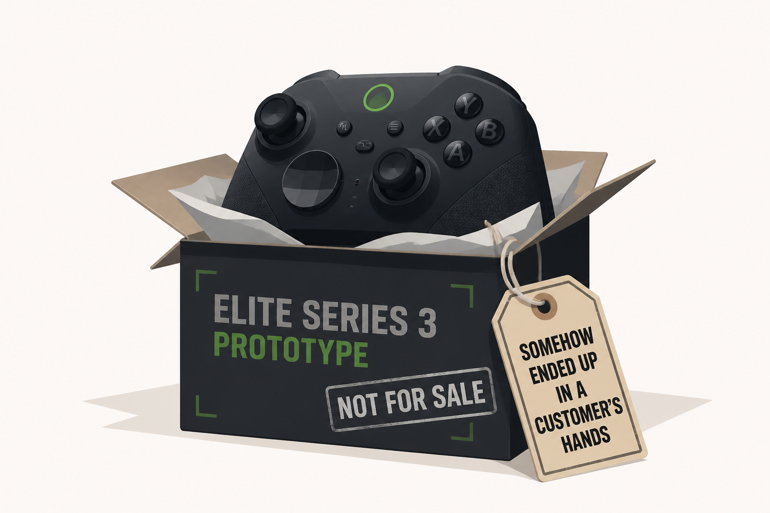 Xbox Elite Series 3 Controller Prototype (Allegedly, Anyway) Somehow Ends Up in a Customer's Hands