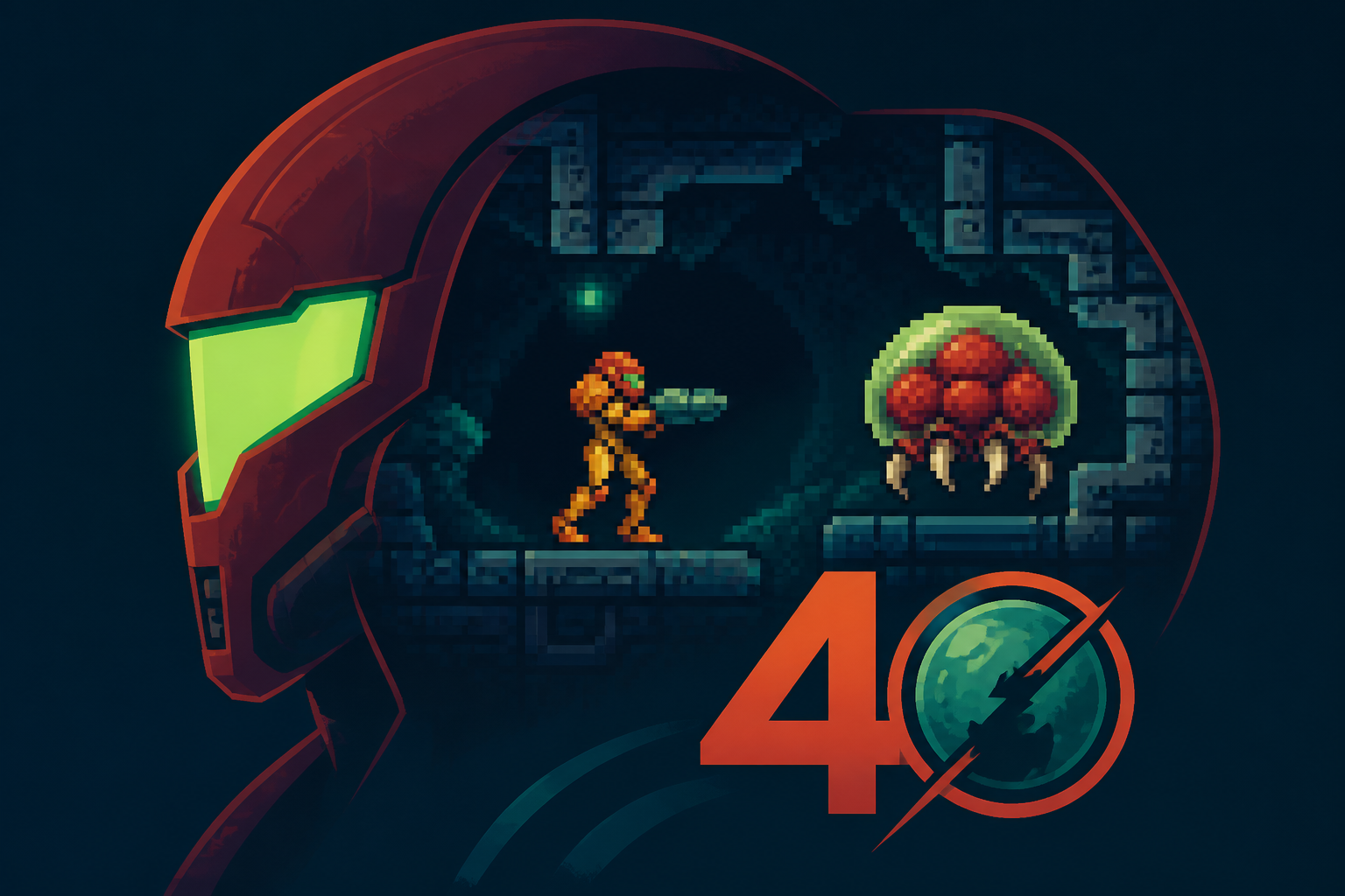 Metroid Prime Got A Cool 2D Demake For The Series' 40th Anniversary