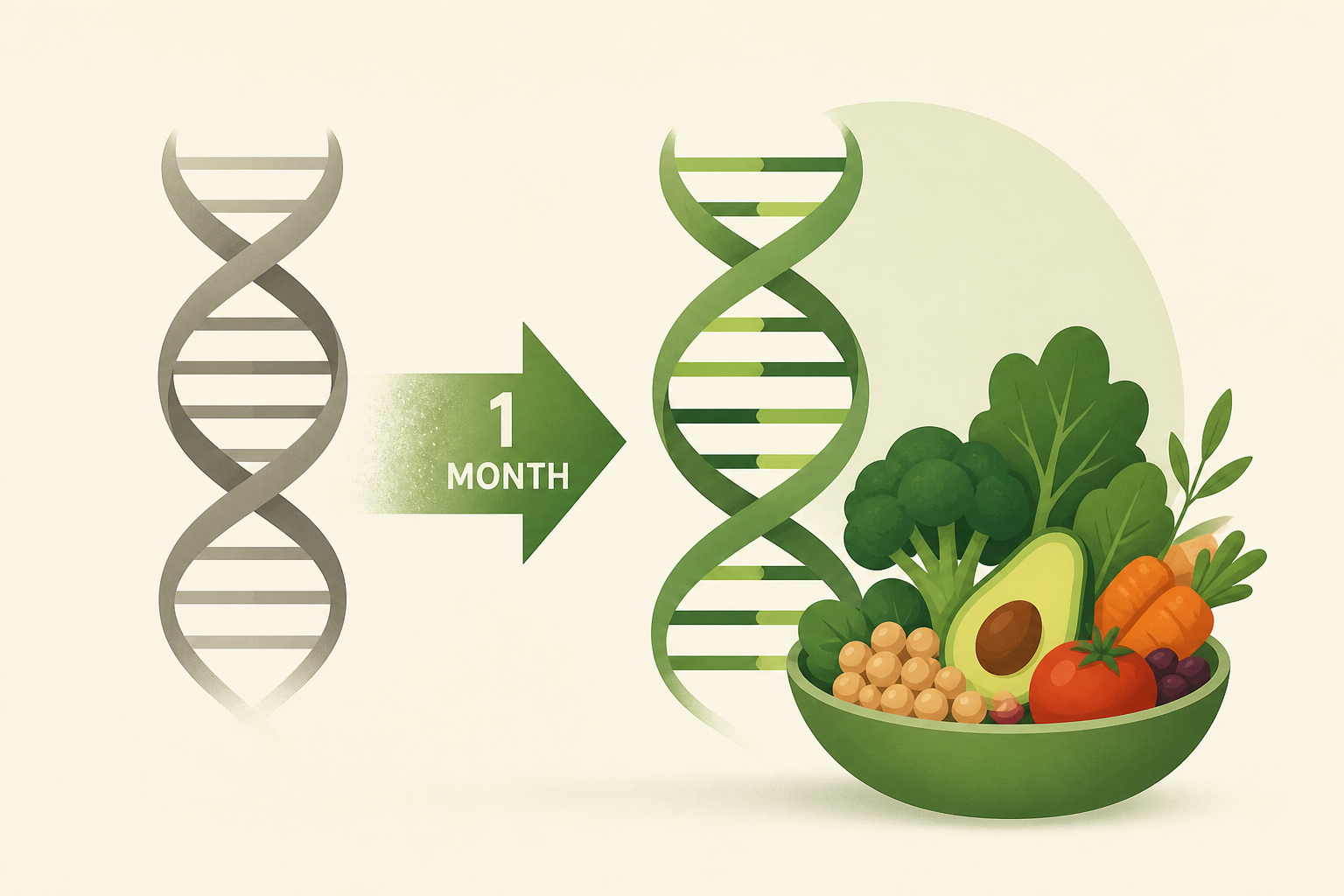 What Happens To Your DNA After Just One Month Of Eating Vegan