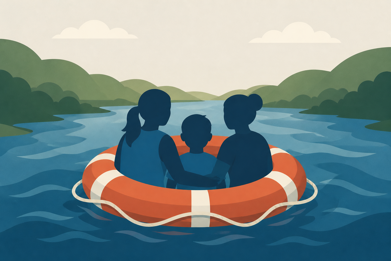 Video shows 2 women and boy rescued after river tubing trip