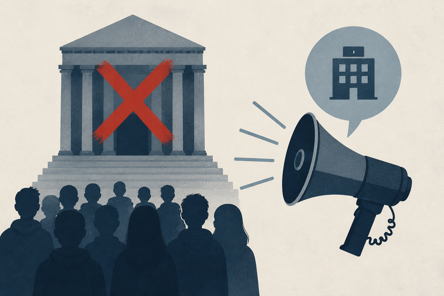 Hundreds of teenagers waited hours outside Russia’s Supreme Court to witness the only antiwar party lose its place on the ballot. Then a police officer raised a megaphone to talk about draft offices.