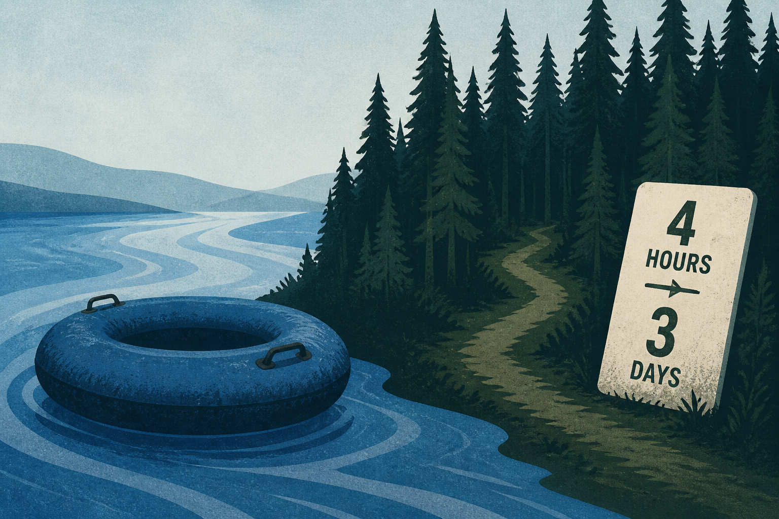 River tubers’ 4-hour tour turned into 3 days of survival in remote Michigan woods