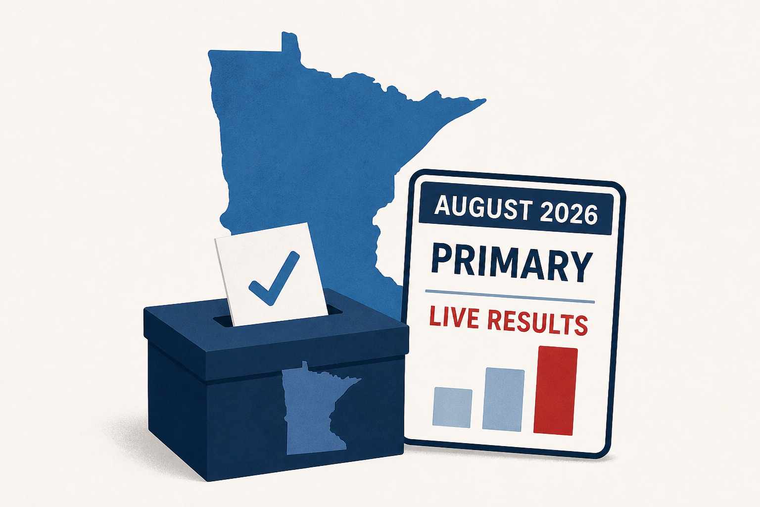 Minnesota election results and live counts for August 2026 primary