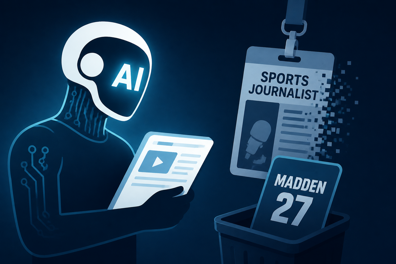 AI is even coming for sports journalism jobs in Madden 27