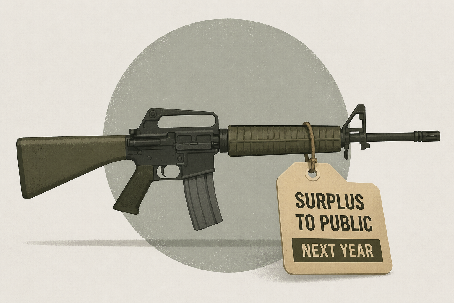 Modified surplus version of US military Cold War-era rifle to be sold to public next year
