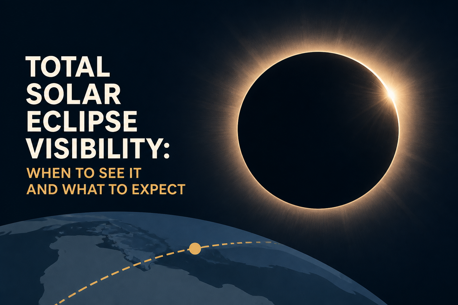 Total solar eclipse visibility: When to see it and what to expect