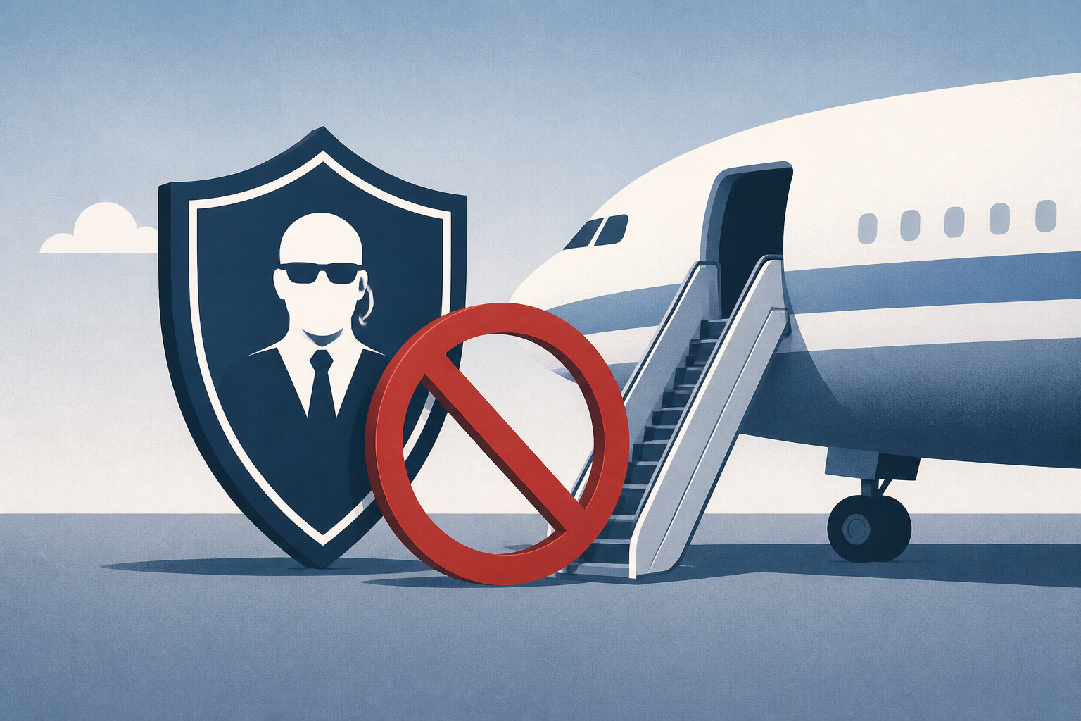 Trump says Secret Service wanted him off Air Force One