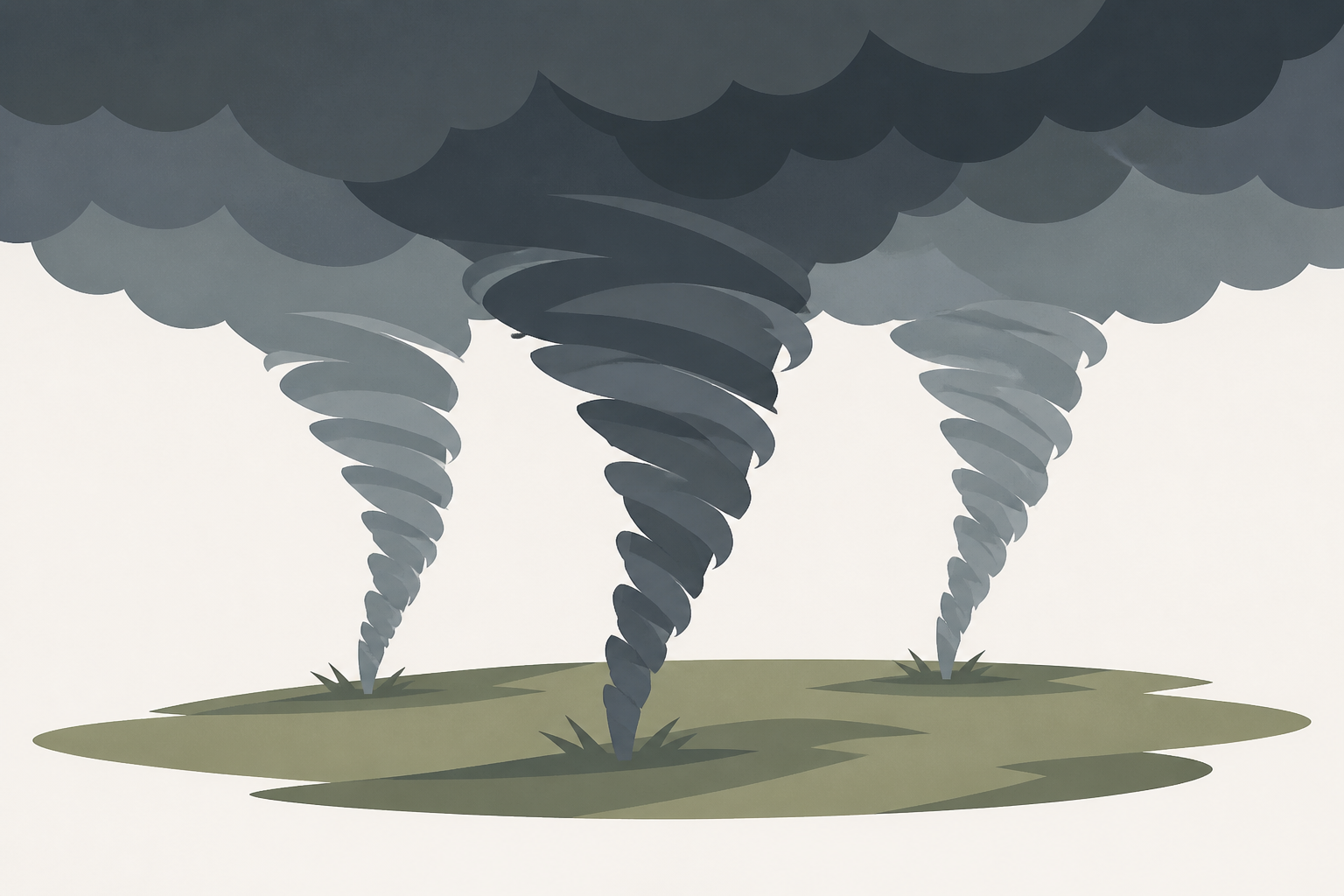 At least 3 tornadoes touched down during derecho Tuesday, NWS says