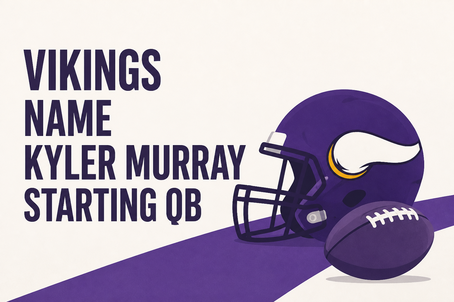 Vikings Name Kyler Murray Starting QB
