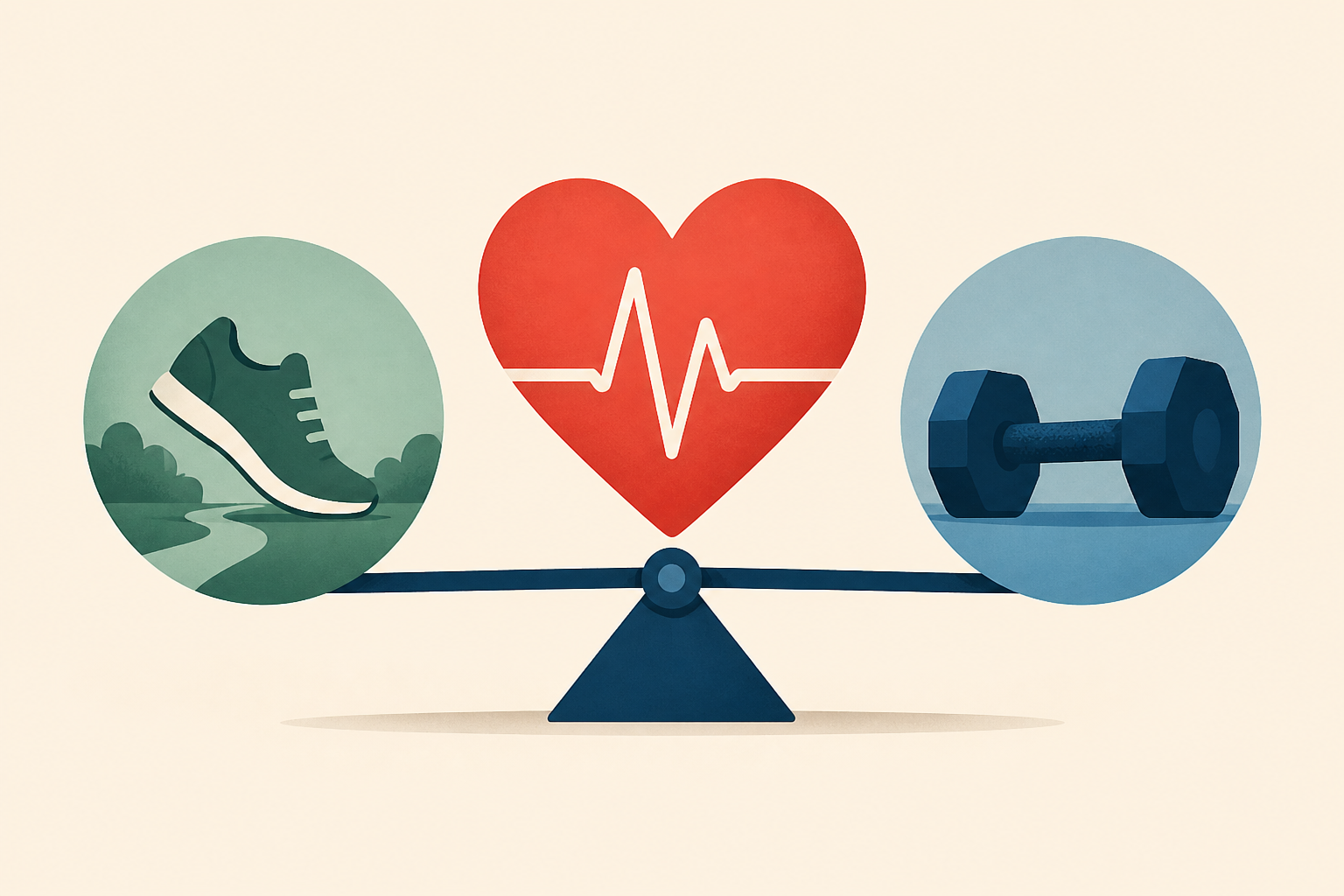 Walking is one of the best exercises for heart health - but experts say strength training matters too