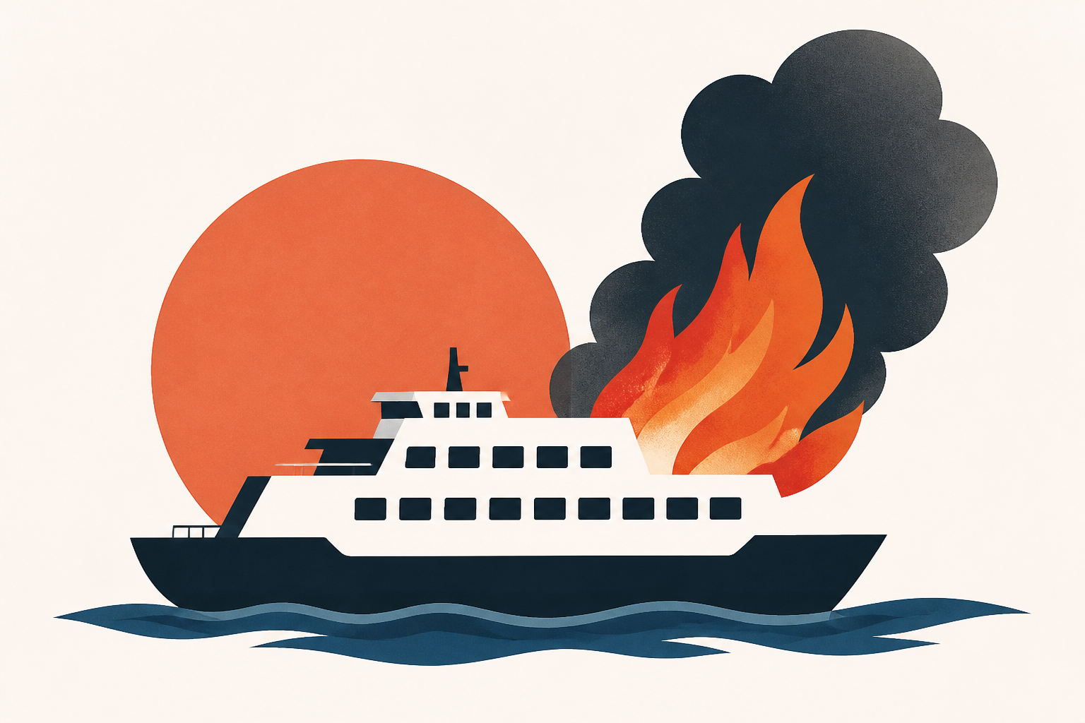 Ferry catches fire near Bali, at least 1 dead and dozens rescued