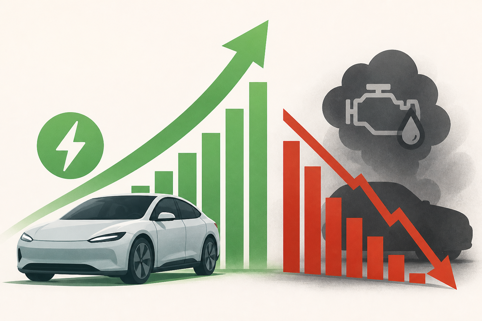 China sales numbers are in: EVs up while everything with an engine collapses