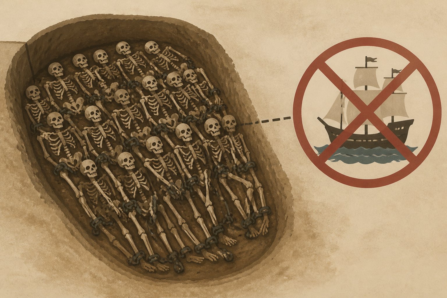 Archaeologists Thought a Mass Grave of 79 Shackled Men Held Foreign Invaders. They Were Wrong