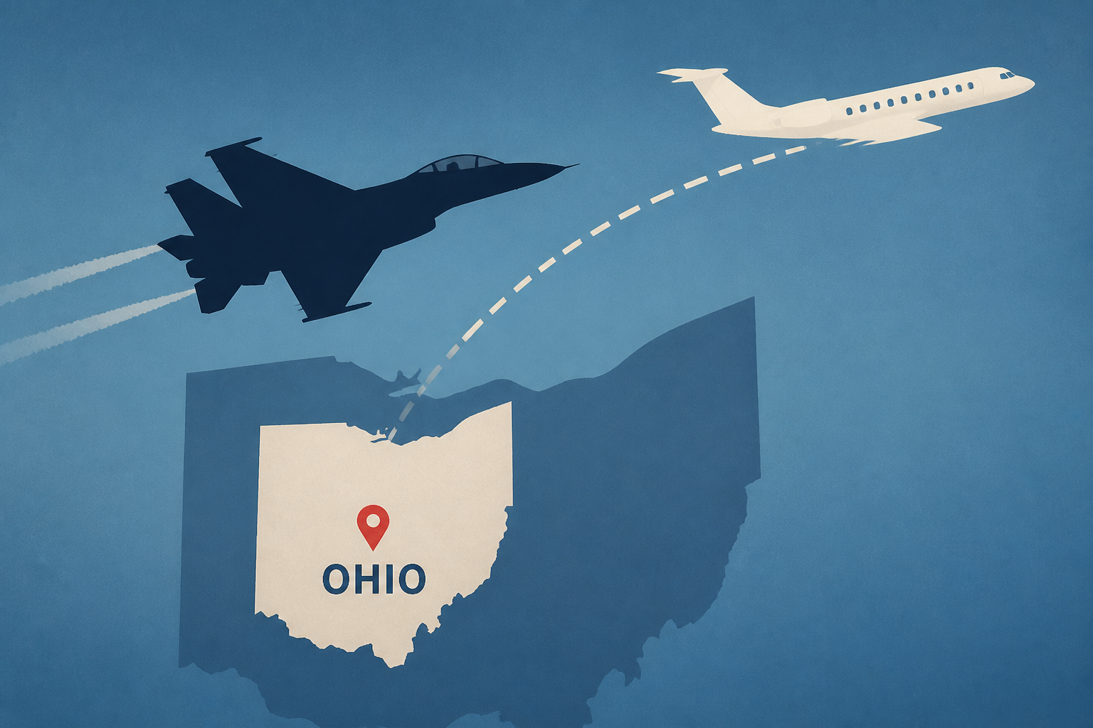 Fighter Jets Intercept Aircraft Over Trump’s Patriot Games in Ohio