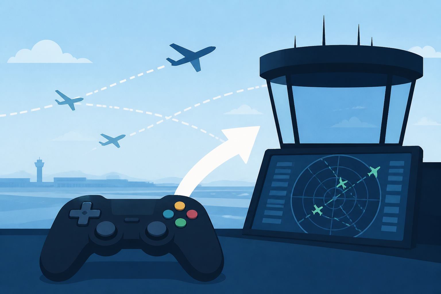 Play video games? You, too, could become an air traffic controller.