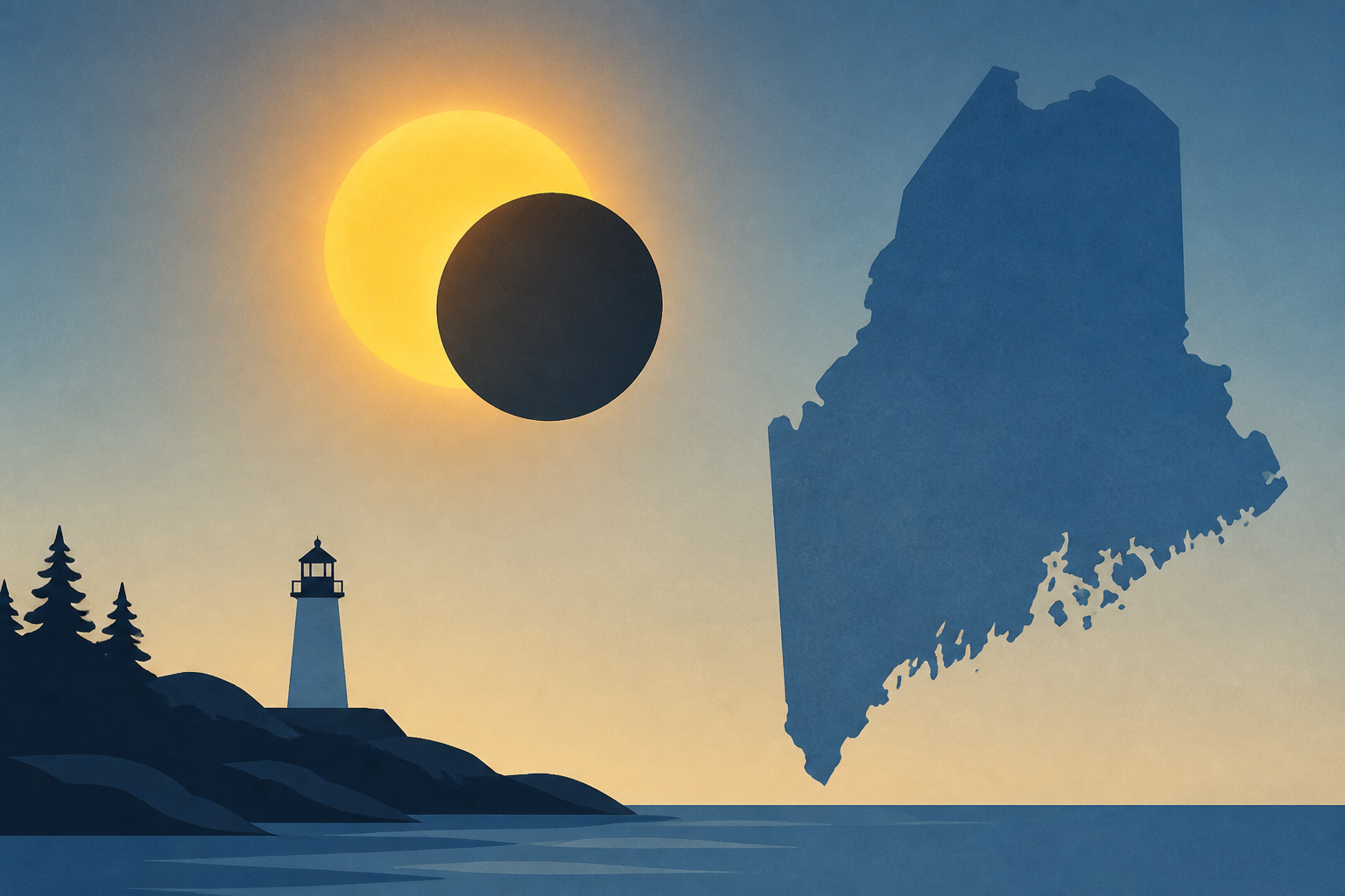 Partial solar eclipse will sweep across Maine on Wednesday