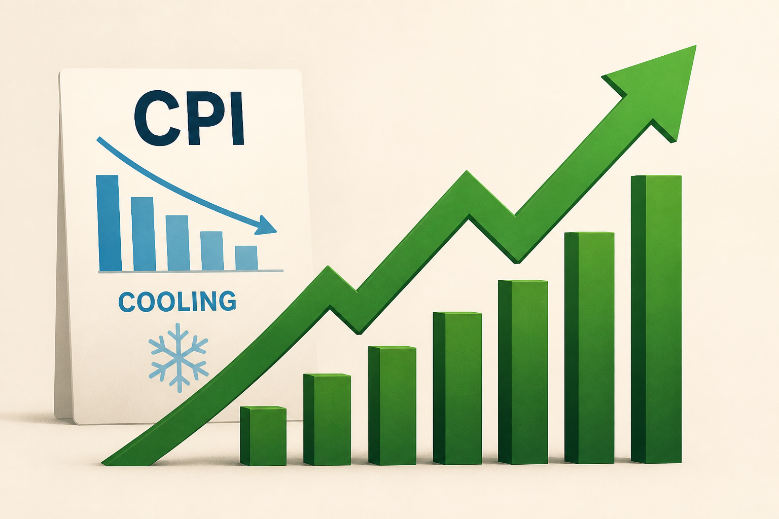 Stock market today: Dow, S&P 500, Nasdaq rise after CPI data cools slightly