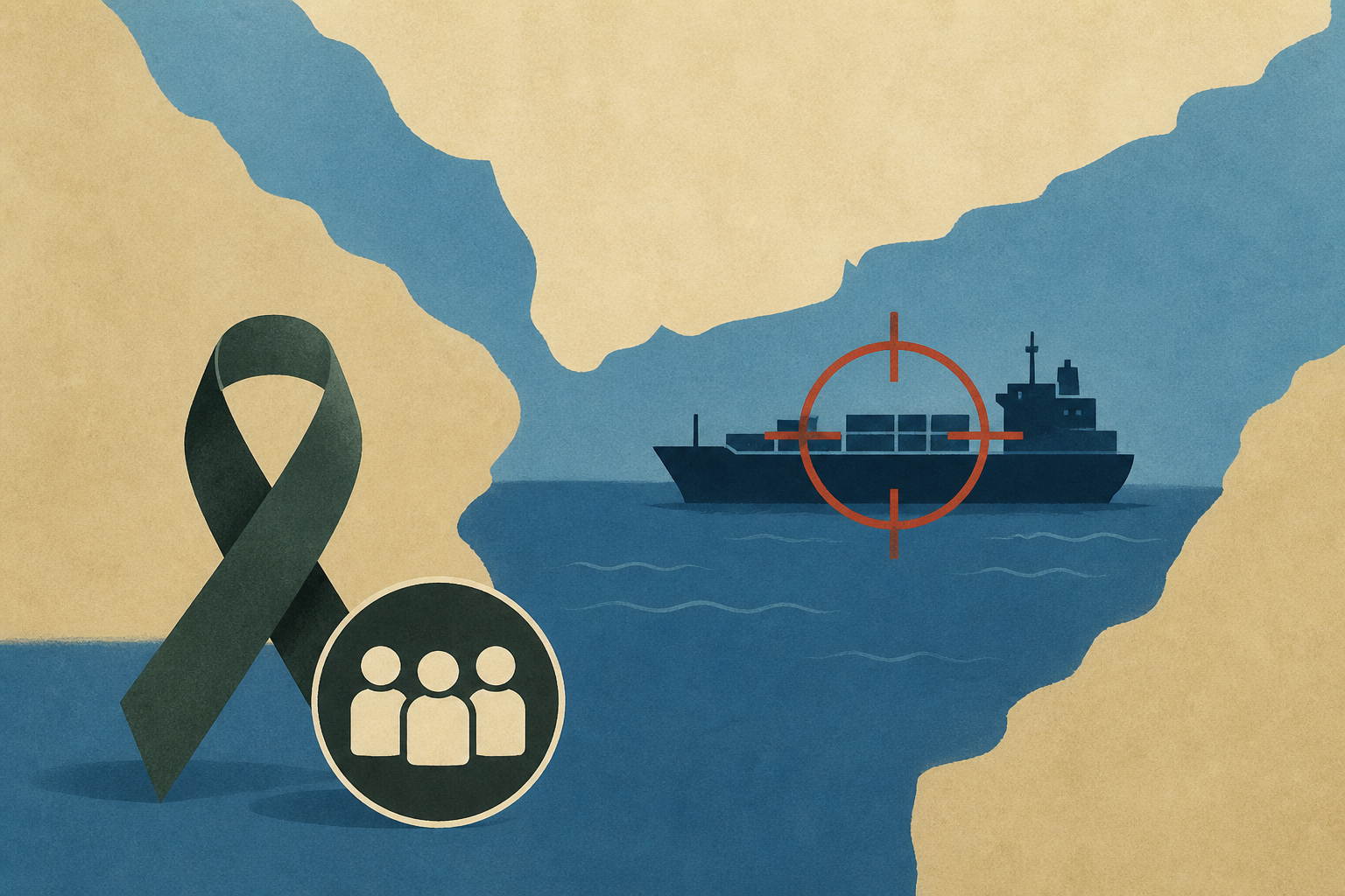 Pakistan says 3 citizens killed in Houthi attack on ship off Yemen in the Bab el-Mandeb strait