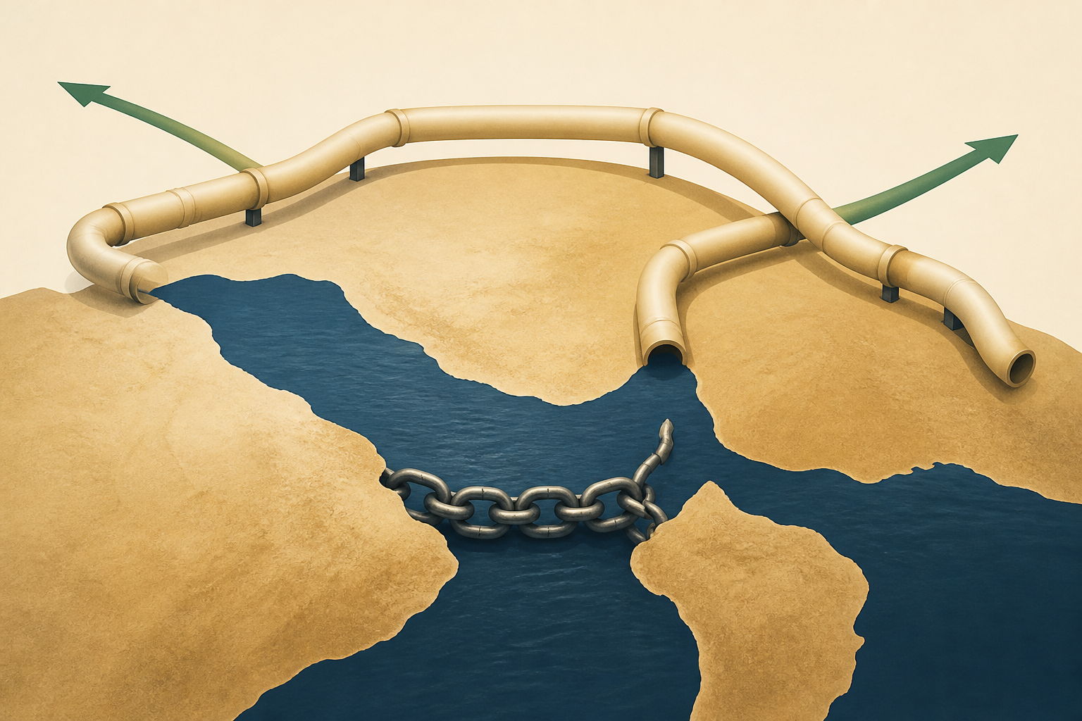 Gulf Oil Giants Are Spending Billions to Build Ways Around Strait of Hormuz