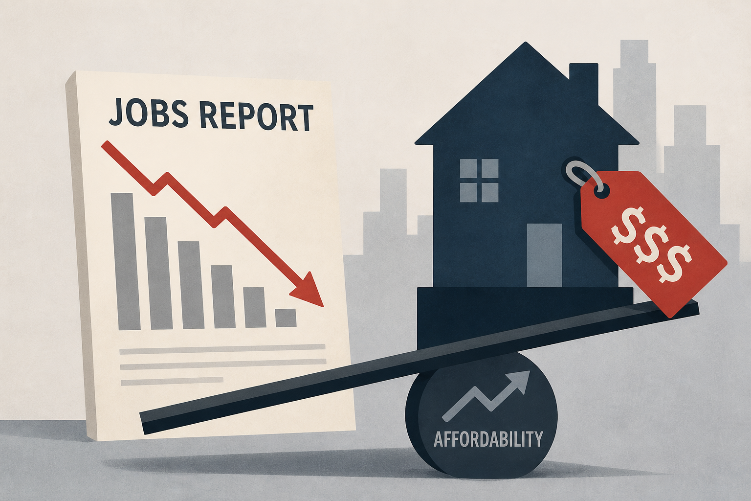 Jobs report miss worsens housing market and affordability outlook