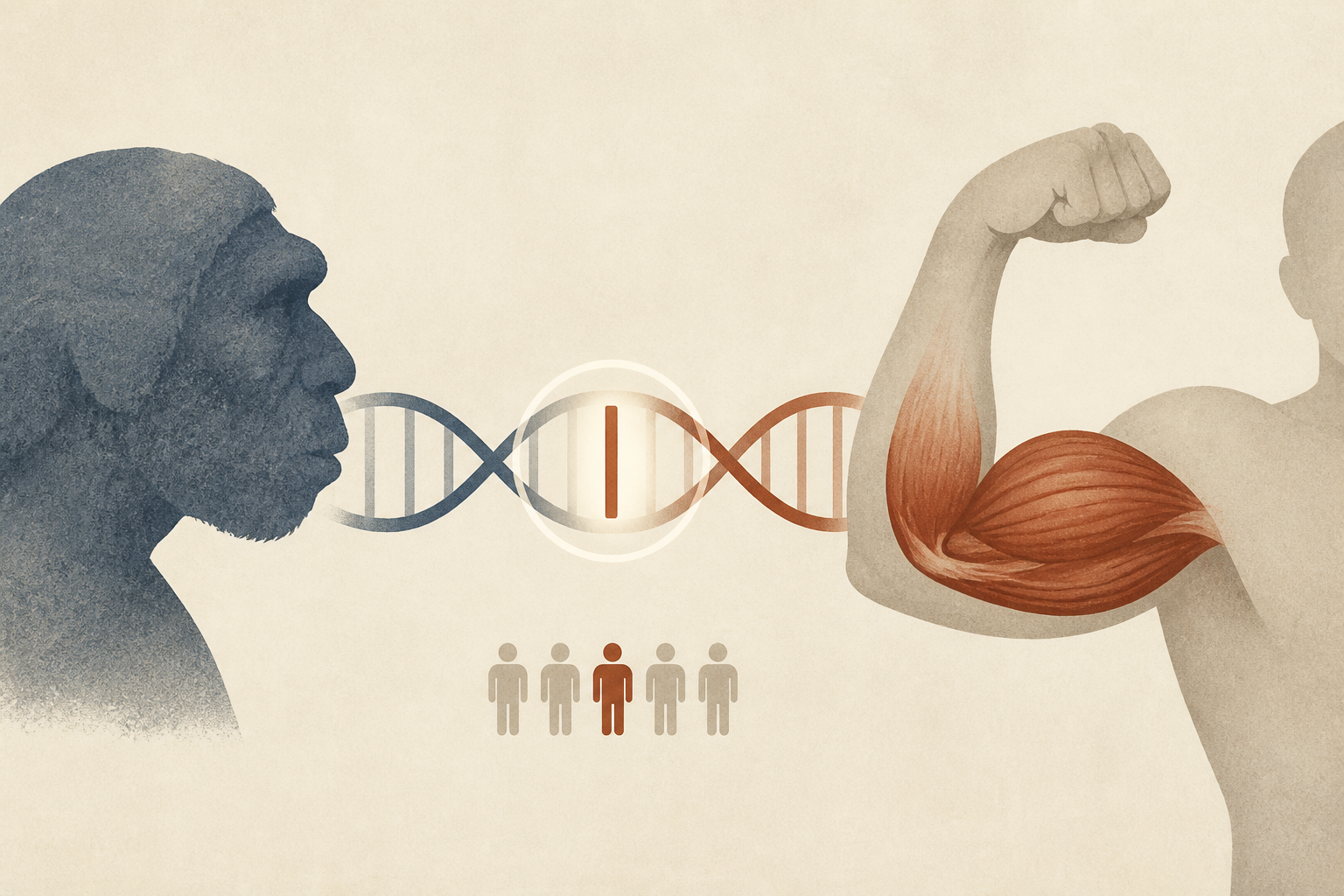 Neanderthals passed on a gene that helps modern humans pack on more muscle - but only a few people have it