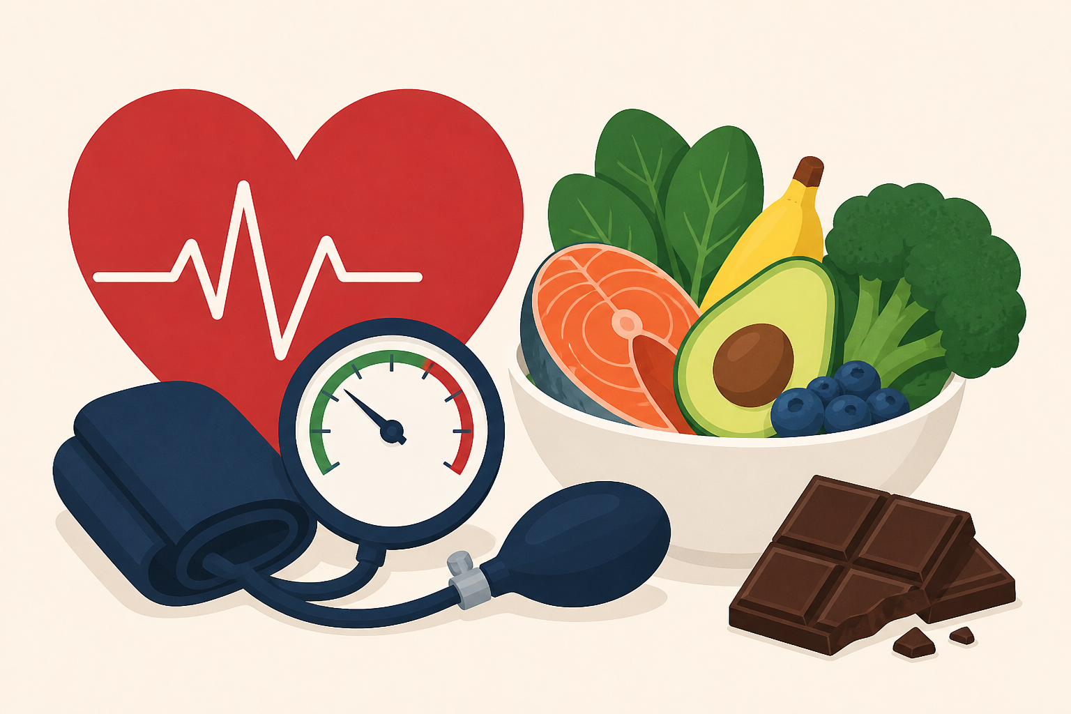 7 Foods That Help Keep Your Blood Pressure in Check (Including Chocolate)