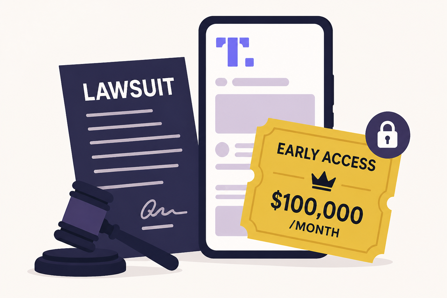Trump sued over $100,000-a-month early-access offer to Truth Social posts
