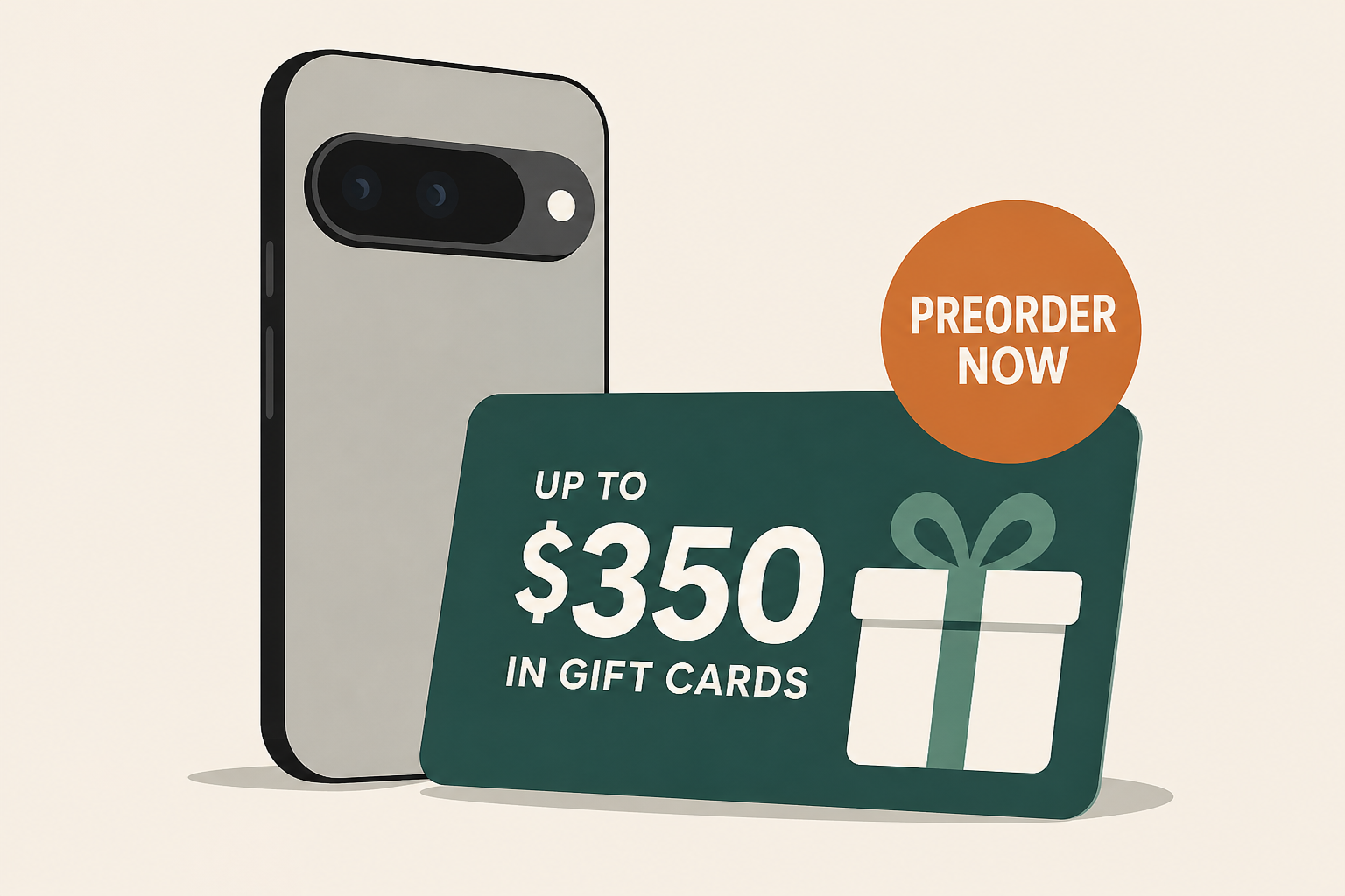 Google’s Pixel 11 phone preorders come with up to $350 in gift cards