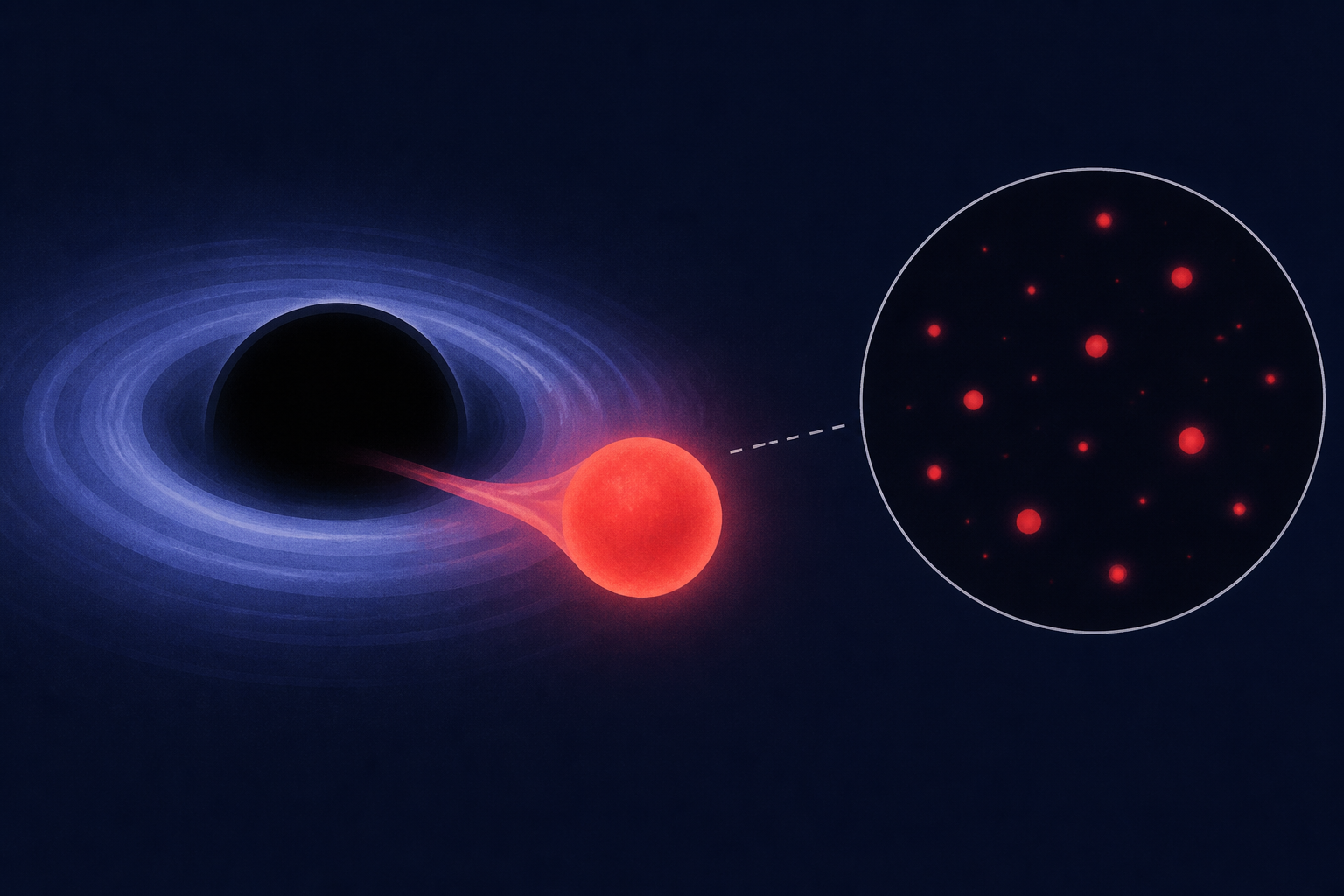 Newly discovered "black hole star" could solve mystery of strange red dots spotted in the early universe