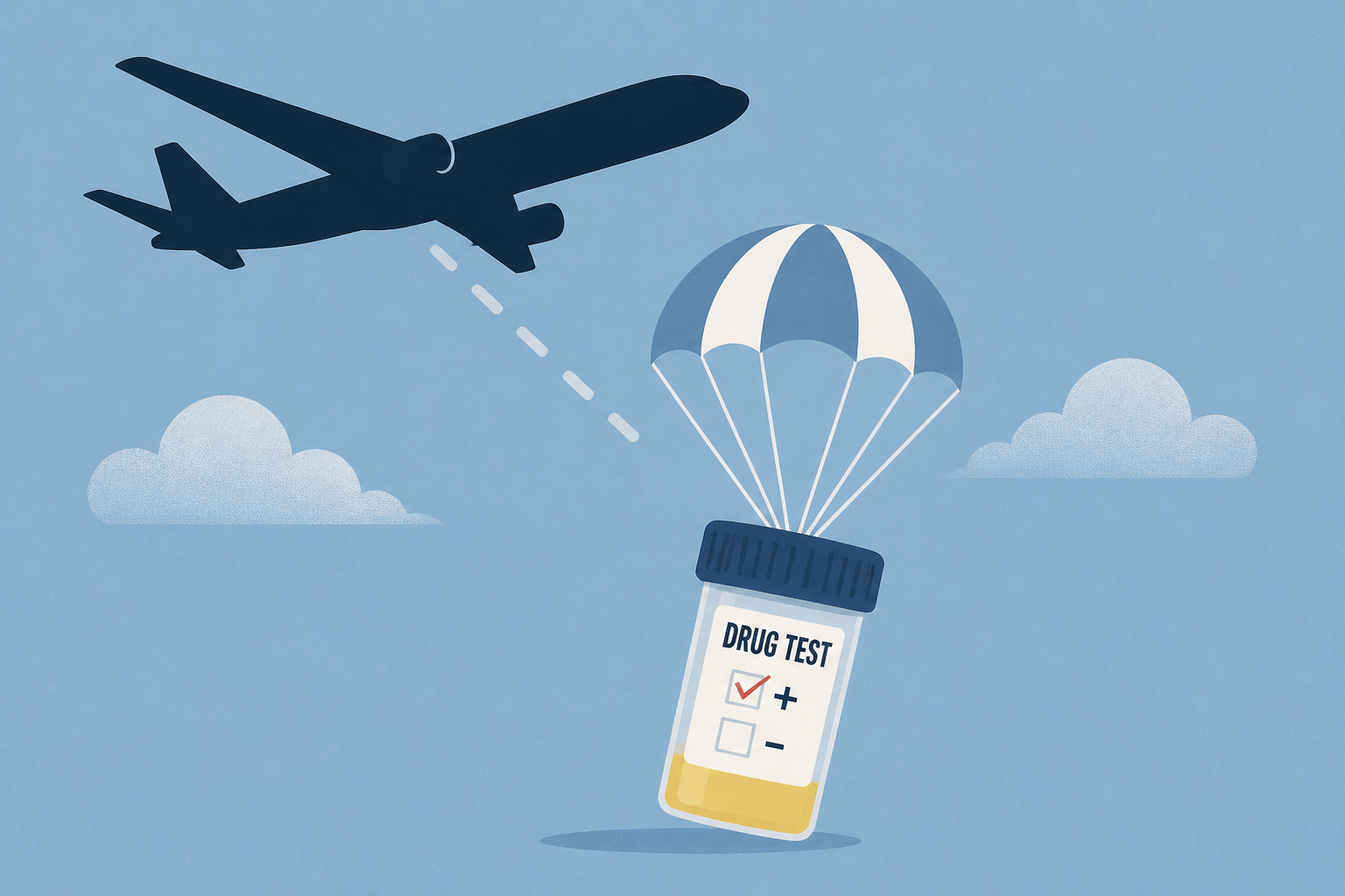 Report: Pilot Fails Drug Test After Midair Drop