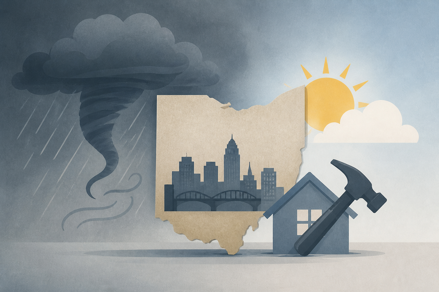 Columbus weather forecast, recovery efforts after possible tornado