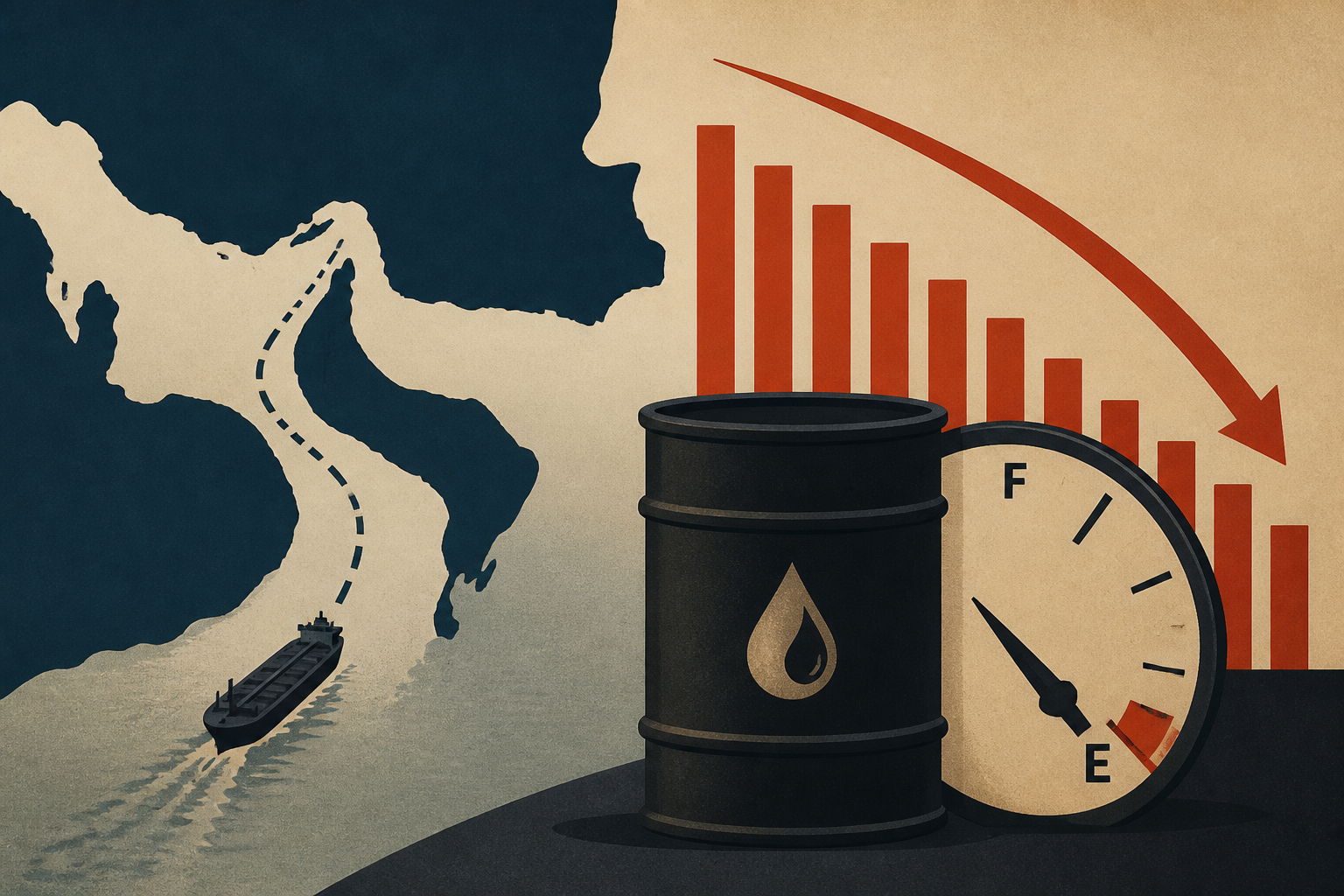 Strait of Hormuz traffic remains low as world rapidly burns through oil stockpiles