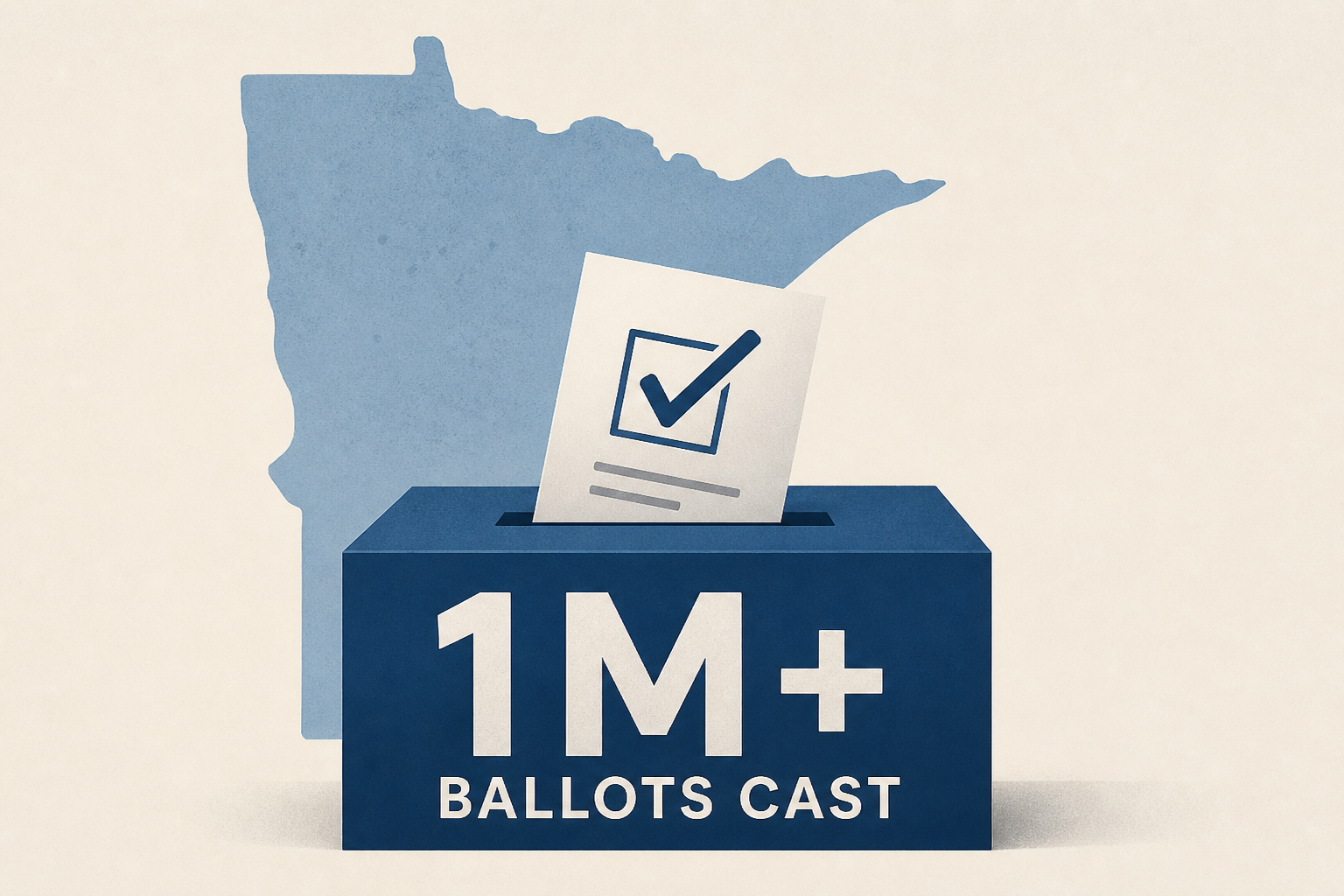 Minnesota sets primary voting record with 1M+ ballots cast, officials say