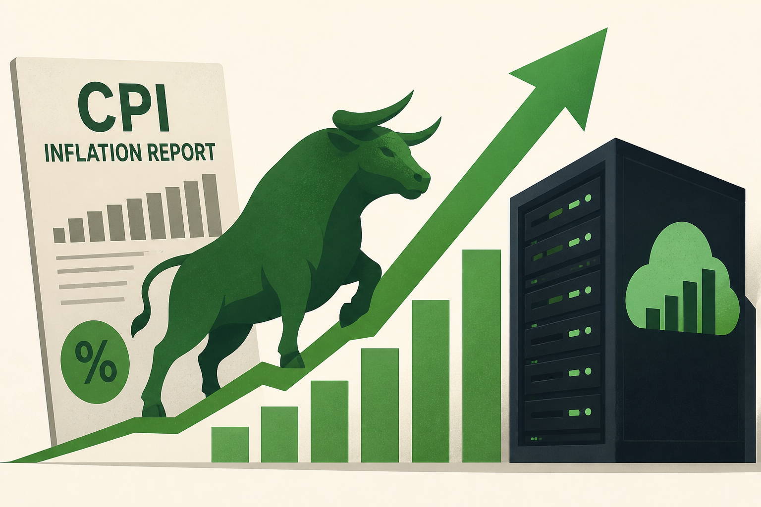Stock Market Today: Dow Rises On CPI Inflation Report; Nvidia Partner CoreWeave Soars